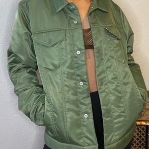 SOLD!! ✨ Beautiful Green Levi’s Bomber Jacket ✨